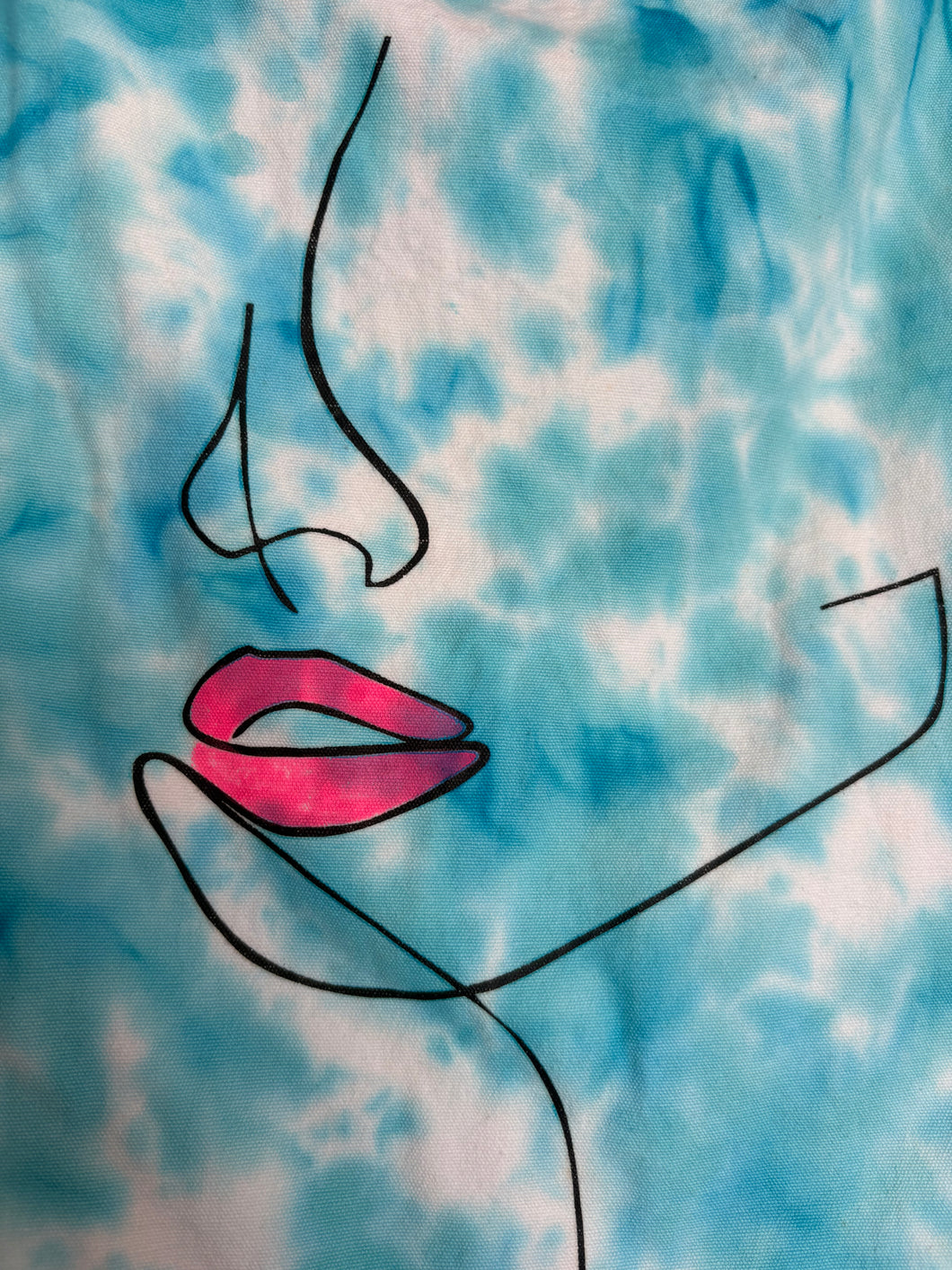 Tote Bag Face Azul 2