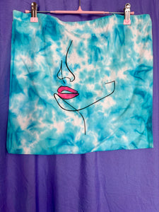 Tote Bag Face Azul 2